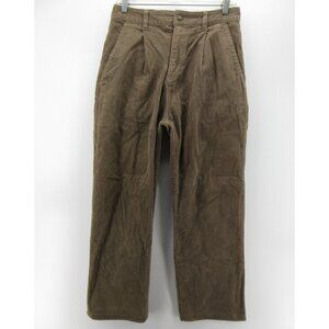 Roark Pants 28 Carpenter Corduroy Pleated Trousers Utility Workwear*